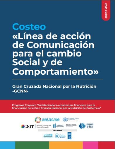 Costeo: Línea de acción de Comunicacion para el cambio social y de comportamiento. GCNN. 2022