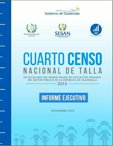 IV Censo Talla en Escolares 2015 Informe Ejecutivo