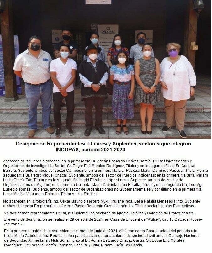 Designación 2021-2023 Incopas