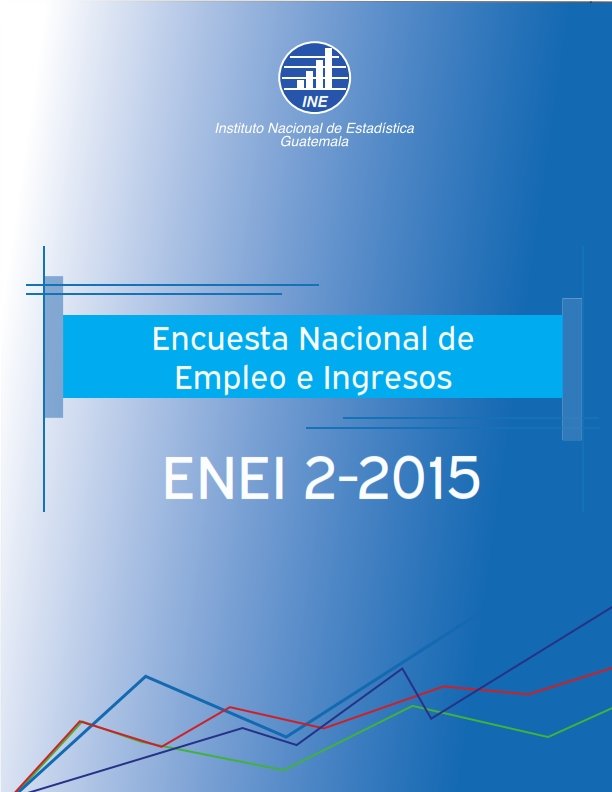 Encuesta Nacional de Empleo e Ingresos ENEI Resultados 2 noviembre 2015