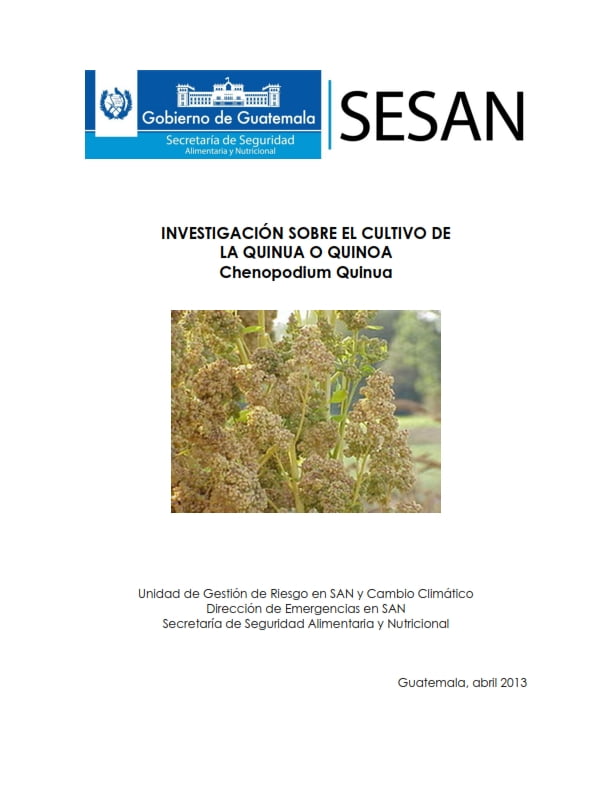 Investigación sobre el Cultivo de Quinoa