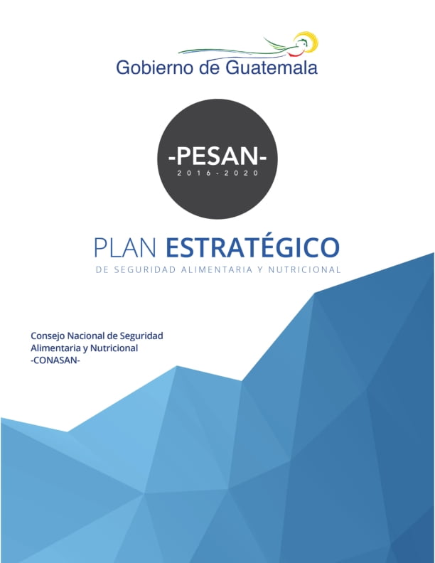 Plan Estratégico de Seguridad Alimentaria y Nutricional -PESAN 2016/2020-
