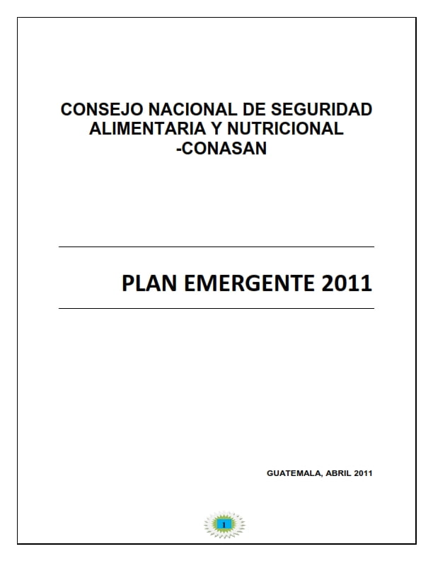 Plan Emergente 2011