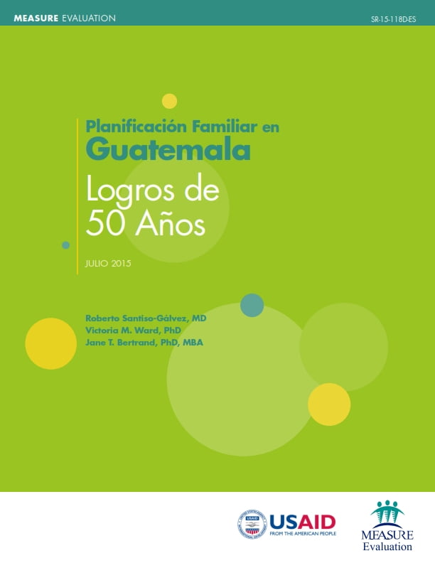 Planificación Familiar en Guatemala Logros de 50 Años
