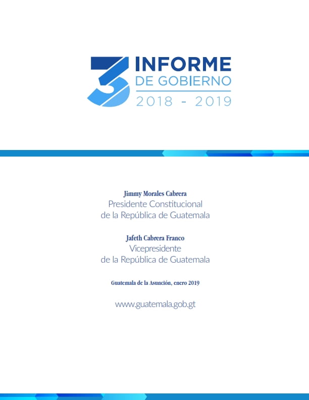 Tercer Informe de Gobierno 2018-2019